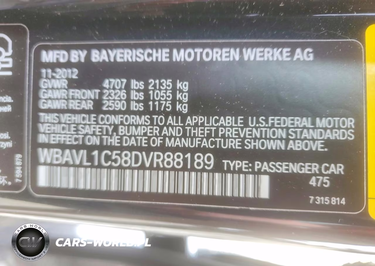 2013 BMW X1 xDrive28I VIN:WBAVL1C58DVR88189 - 13