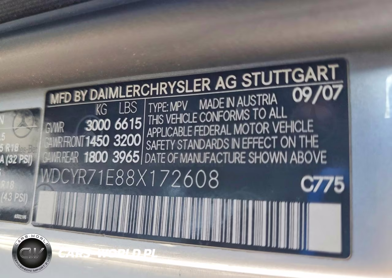 2008 Mercedes-Benz G 55 Amg VIN:WDCYR71E88X172608 - 13