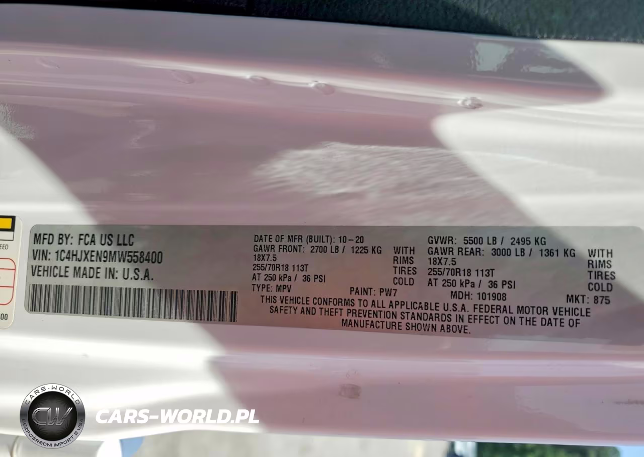 2021 Jeep Wrangler Unlimited Sahara VIN:1C4HJXEN9MW558400 - 13