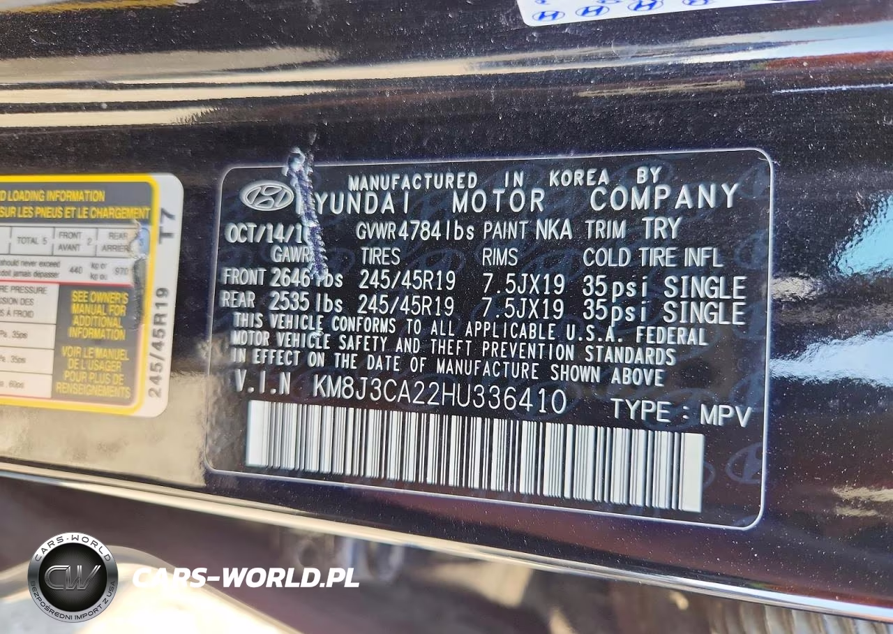 2017 Hyundai Tucson Limited VIN:KM8J3CA22HU336410 - 12