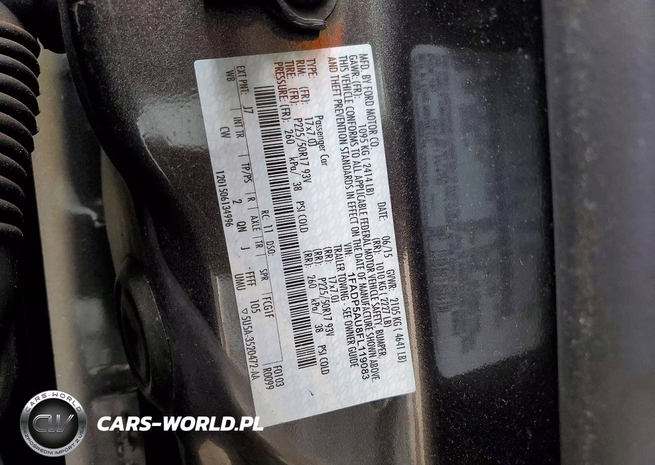 2015 Ford C-Max Se VIN:1FADP5AU8FL119083 - 13