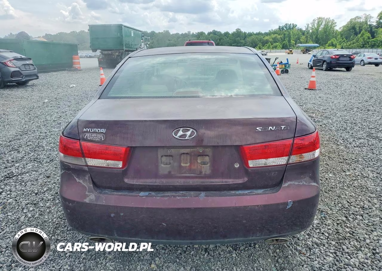 2006 Hyundai Sonata Gls V6 VIN:5NPEU46F96H099197 - 6