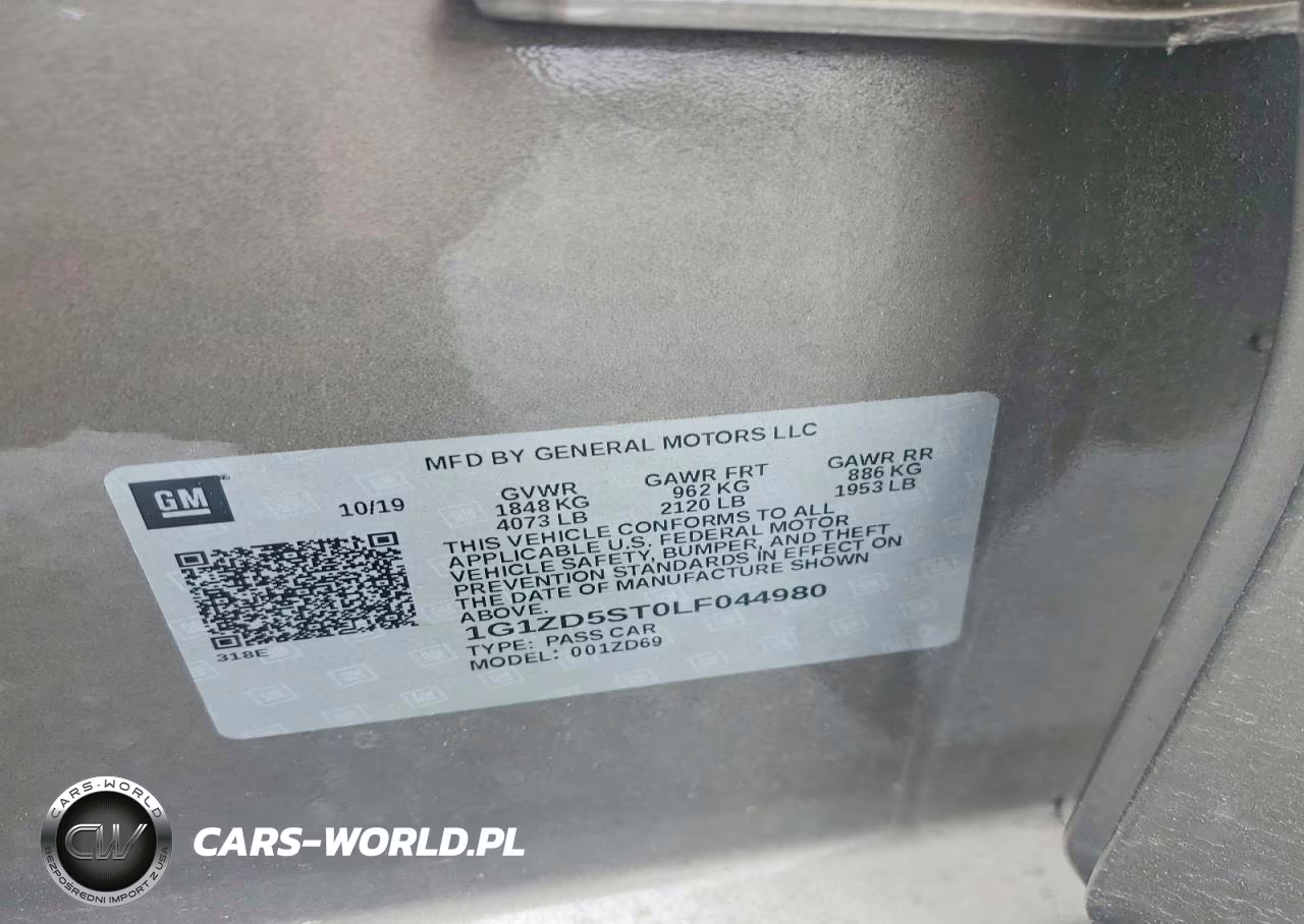 2020 Chevrolet Malibu Lt VIN:1G1ZD5ST0LF044980 - 12