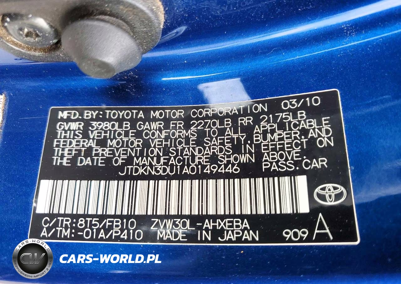 2010 Toyota Prius Iii VIN:JTDKN3DU1A0149446 - 12