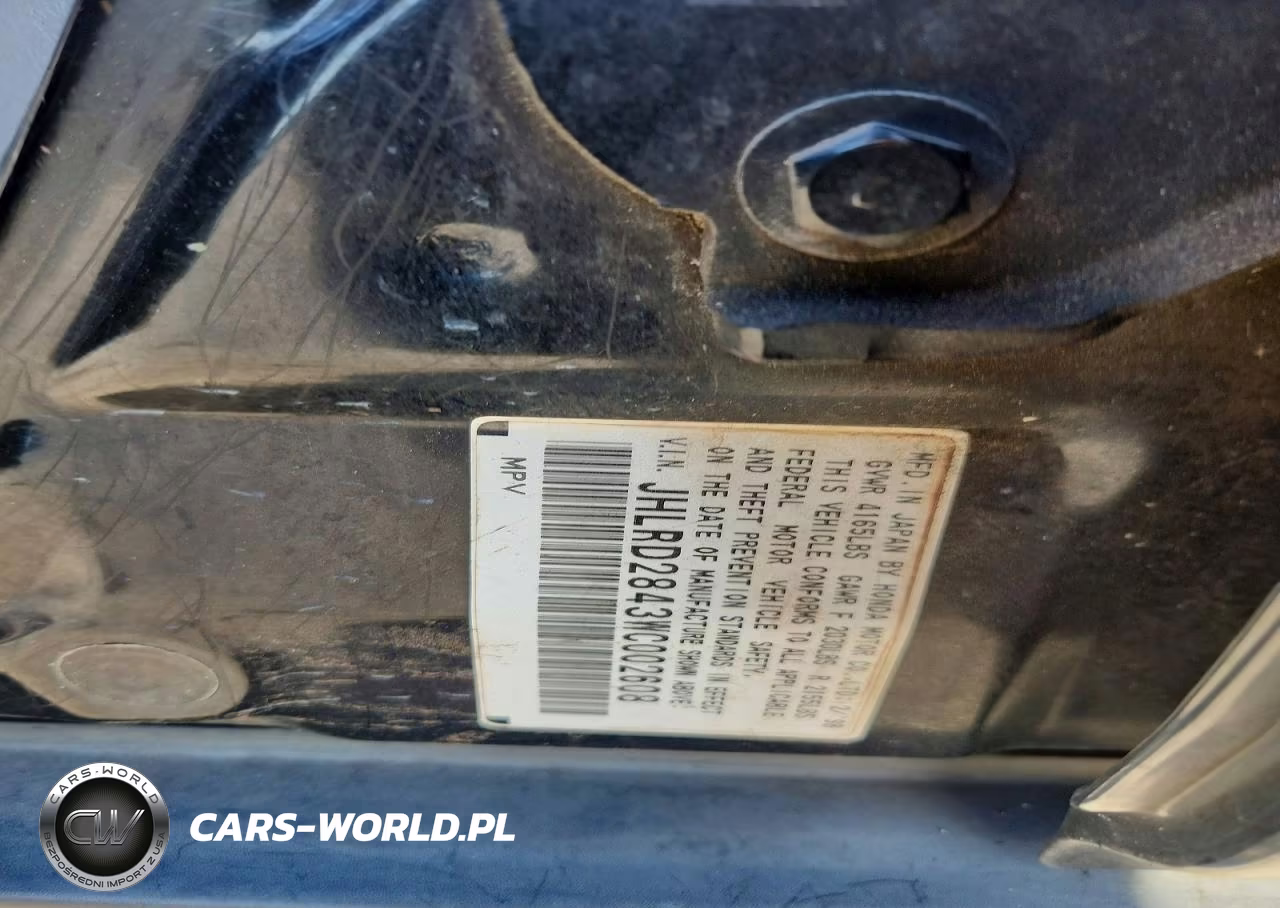 1998 Honda Cr-V Lx VIN:JHLRD2843WC002608 - 13