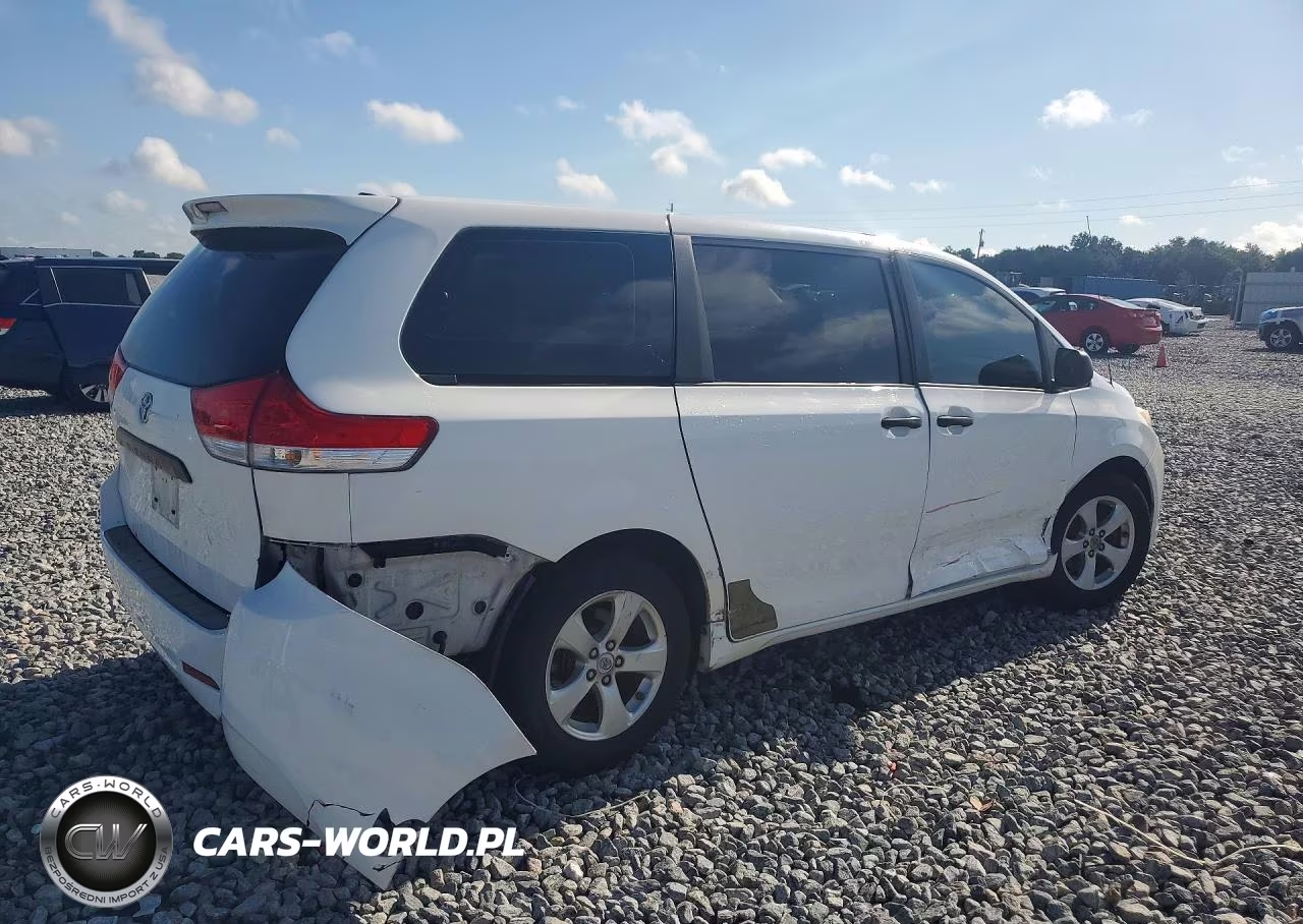 2012 Toyota Sienna Base 7-Passenger VIN:5TDKA3DC8CS012667 - 3