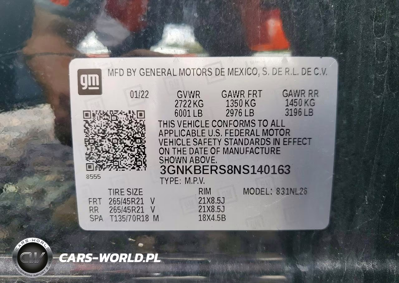 2022 Chevrolet Blazer Rs VIN:3GNKBERS8NS140163 - 14