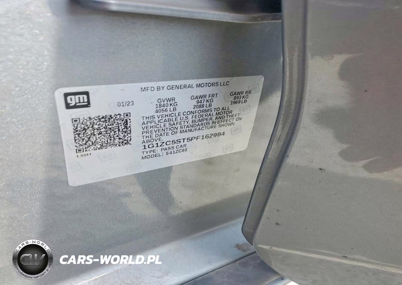2023 Chevrolet Malibu Ls VIN:1G1ZC5ST5PF162984 - 12