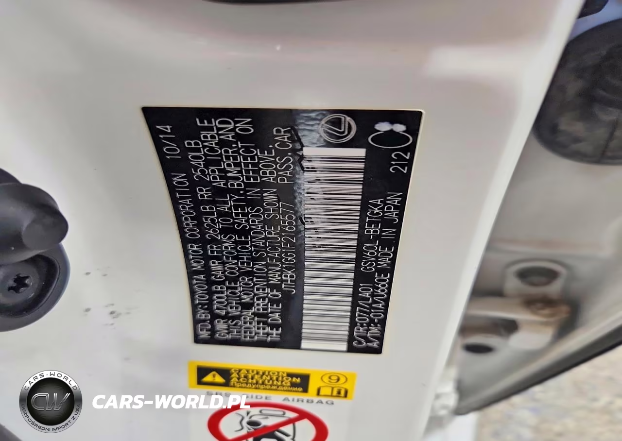 2015 Lexus Es 350 VIN:JTHBK1GG1F2165577 - 12