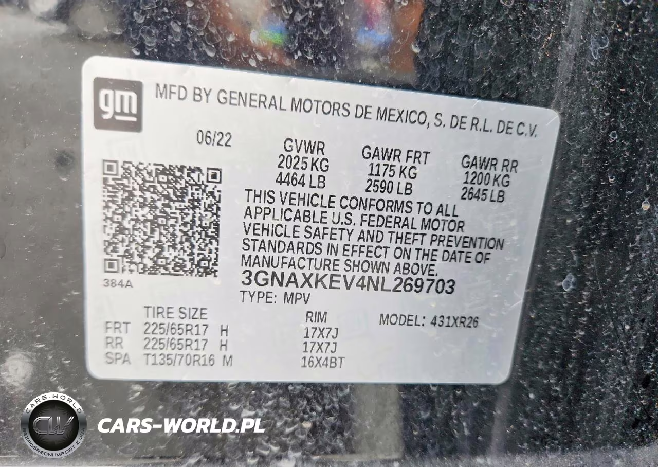 2022 Chevrolet Equinox Lt VIN:3GNAXKEV4NL269703 - 13