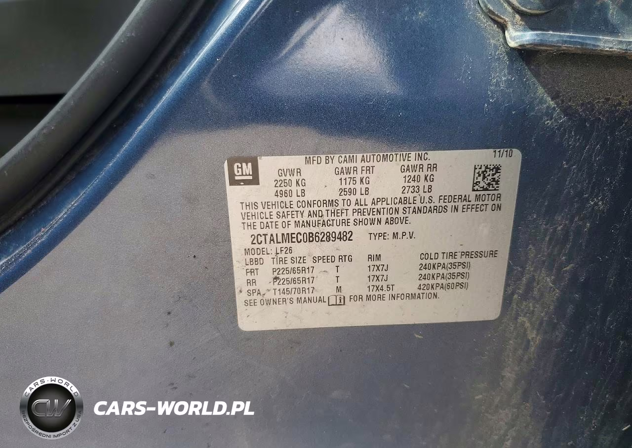 2011 GMC Terrain Sle VIN:2CTALMEC0B6289482 - 13