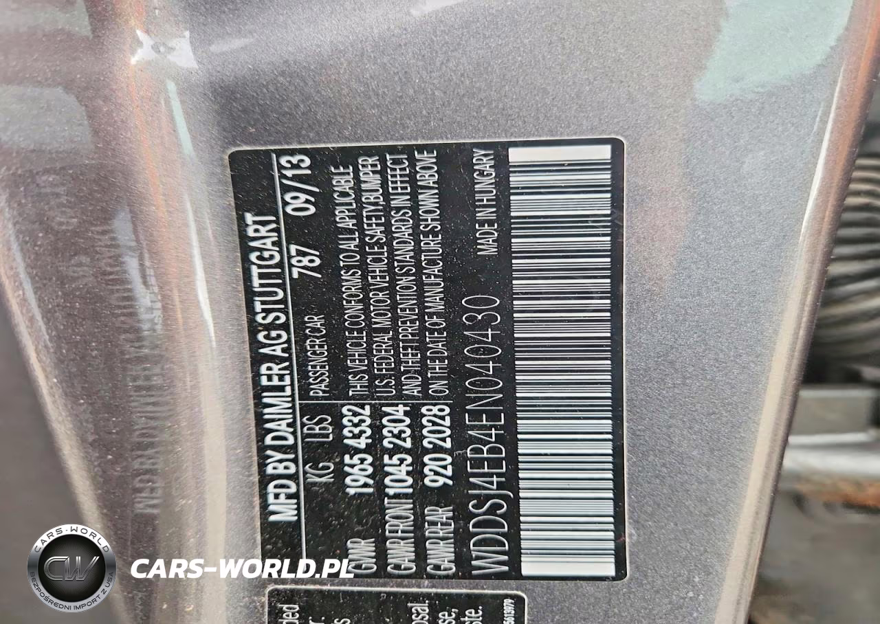 2014 Mercedes-Benz Cla 250 VIN:WDDSJ4EB4EN040430 - 12