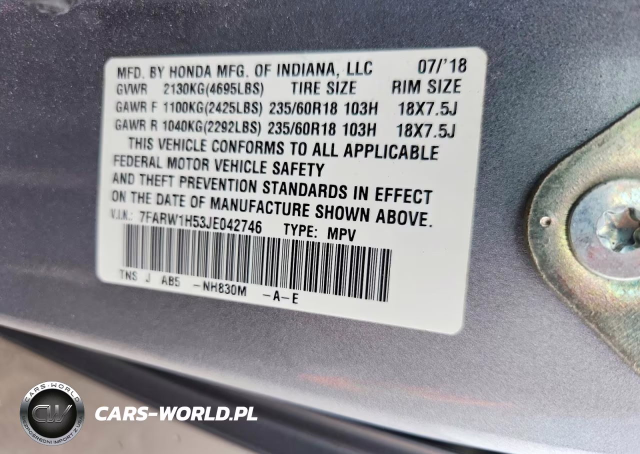 2018 Honda Cr-V Ex VIN:7FARW1H53JE042746 - 13