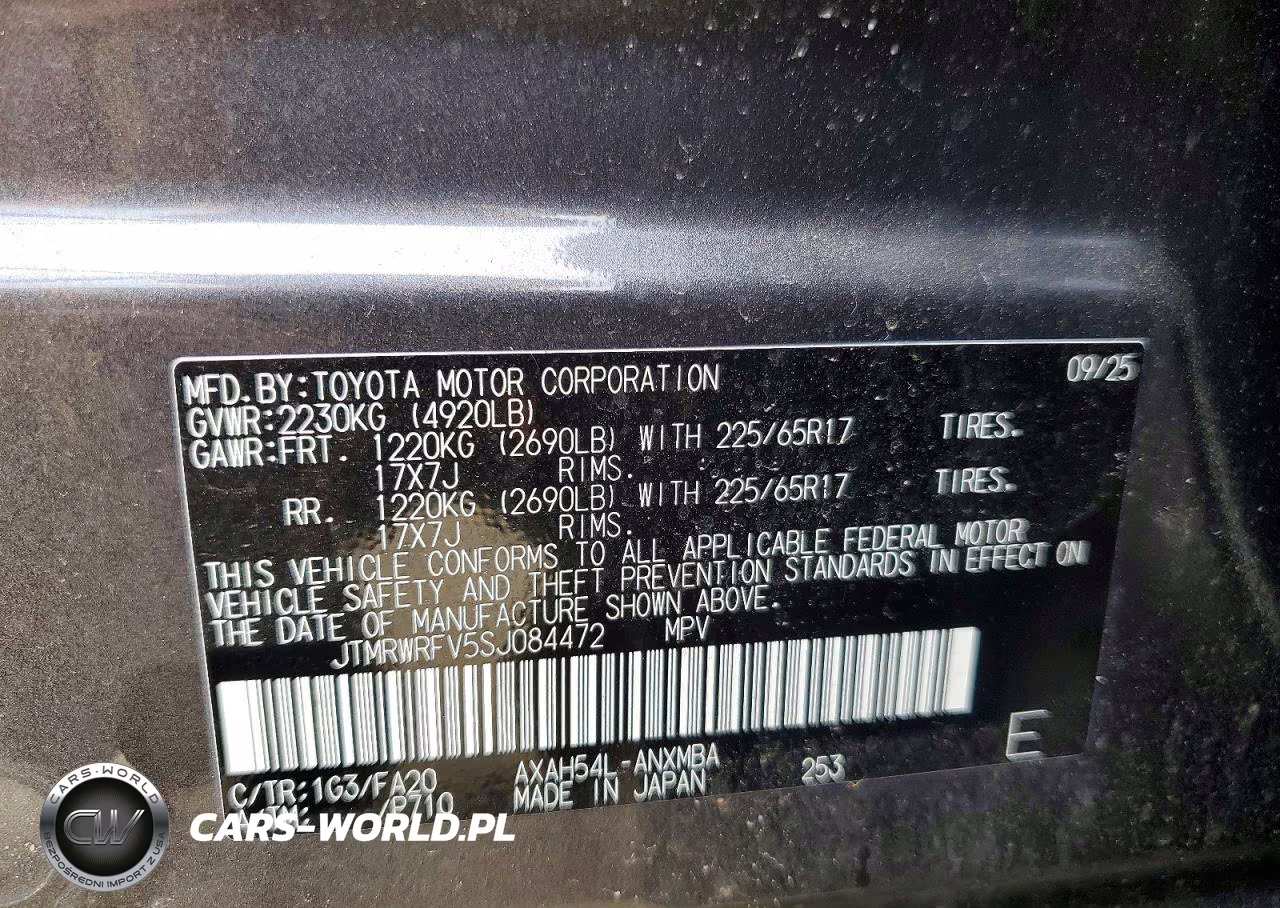 2025 Toyota Rav4 Hybrid Xle VIN:JTMRWRFV5SJ084472 - 13