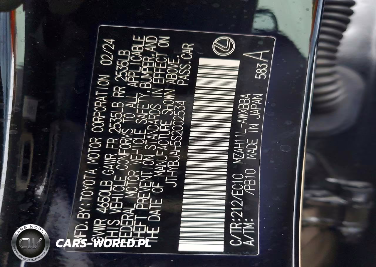 2025 Lexus Ux 300H Premium VIN:JTHYBJAH5S2002534 - 13