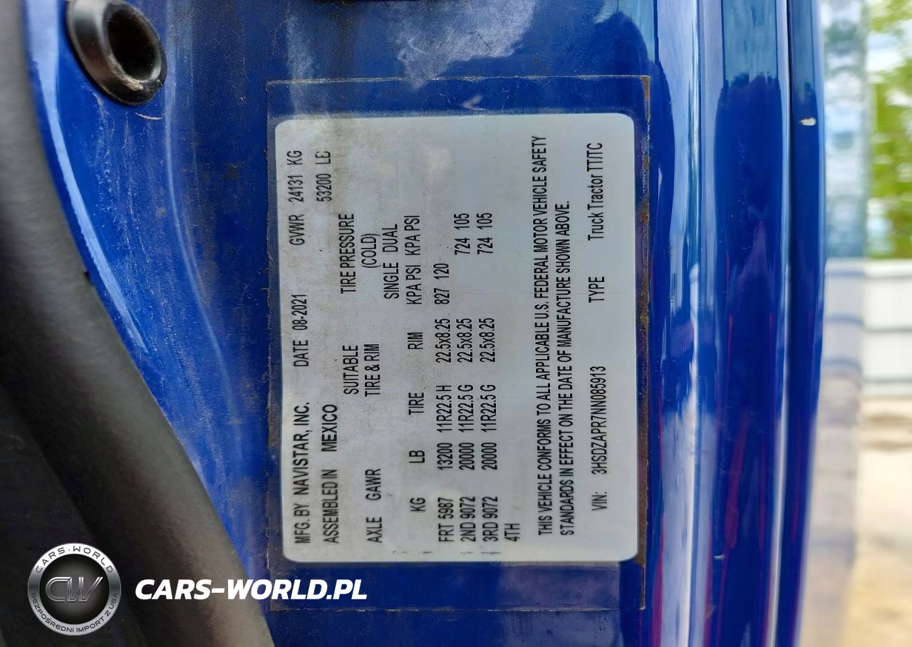 2022 International Lt625 Semi Truck VIN:3HSDZAPR7NN085913 - 10
