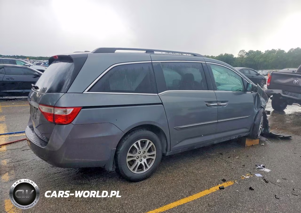 2012 Honda Odyssey Exl VIN:5FNRL5H66CB124204 - 3