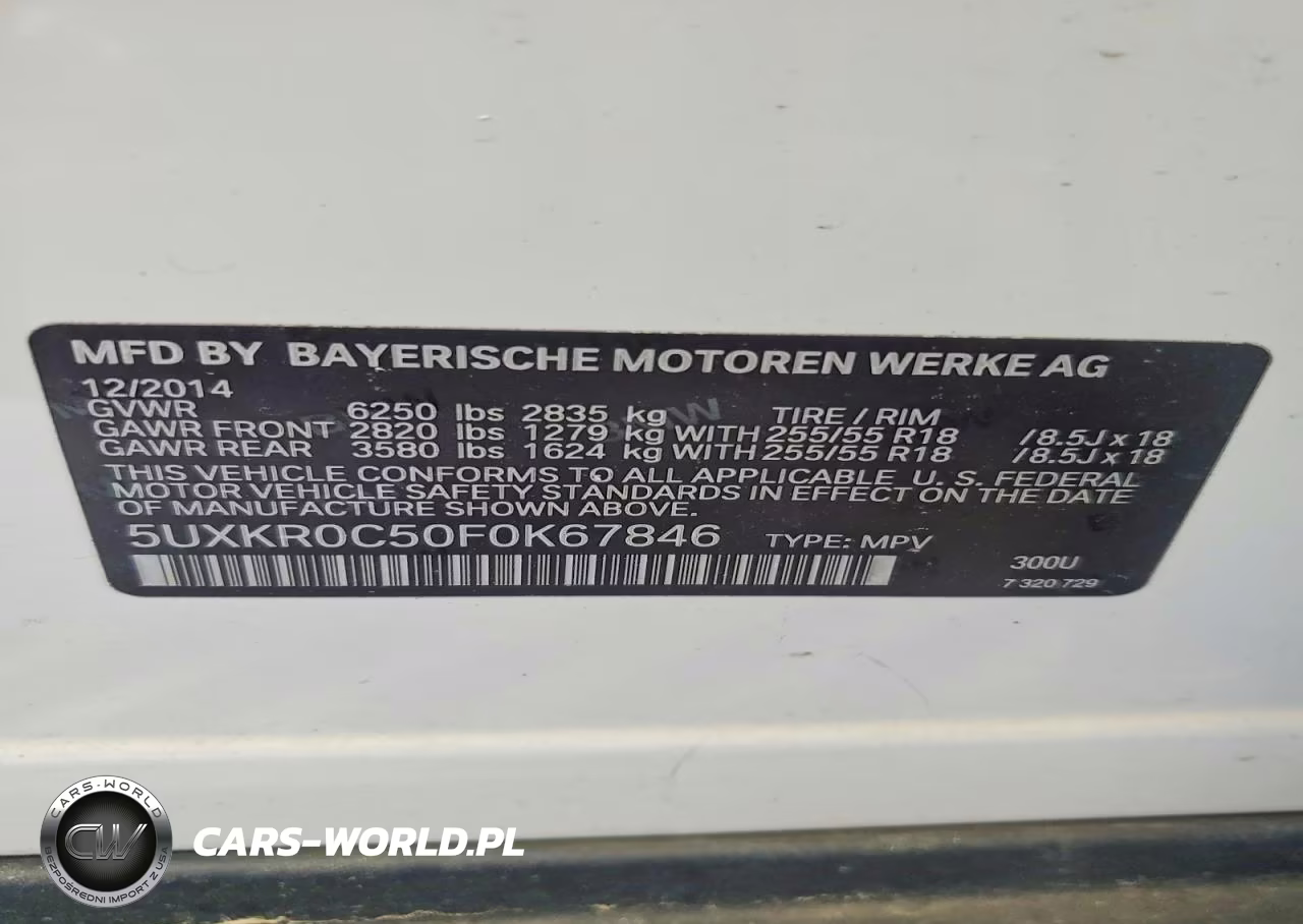 2015 BMW X5 xDrive35I VIN:5UXKR0C50F0K67846 - 13
