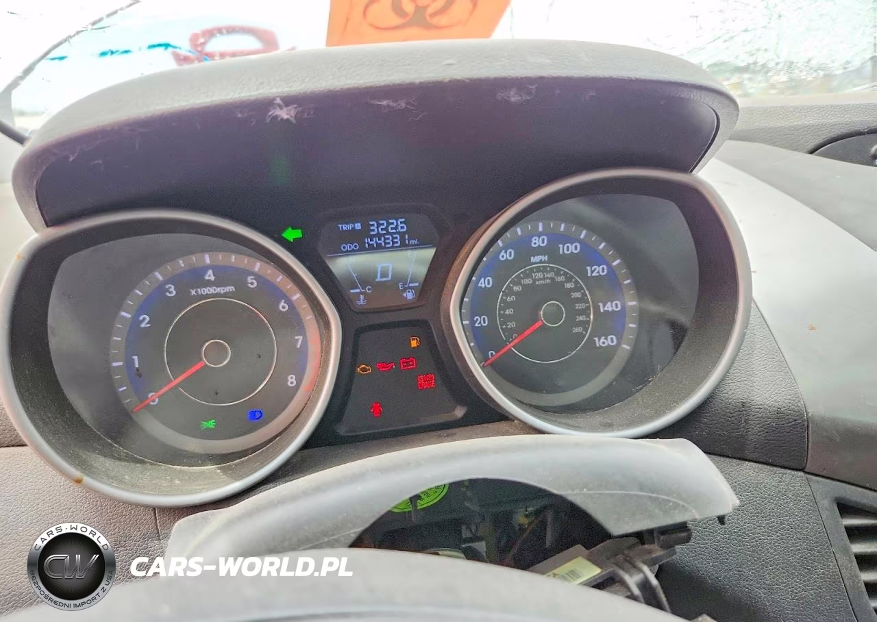 2013 Hyundai Elantra Limited VIN:KMHDH4AE5DU969556 - 9