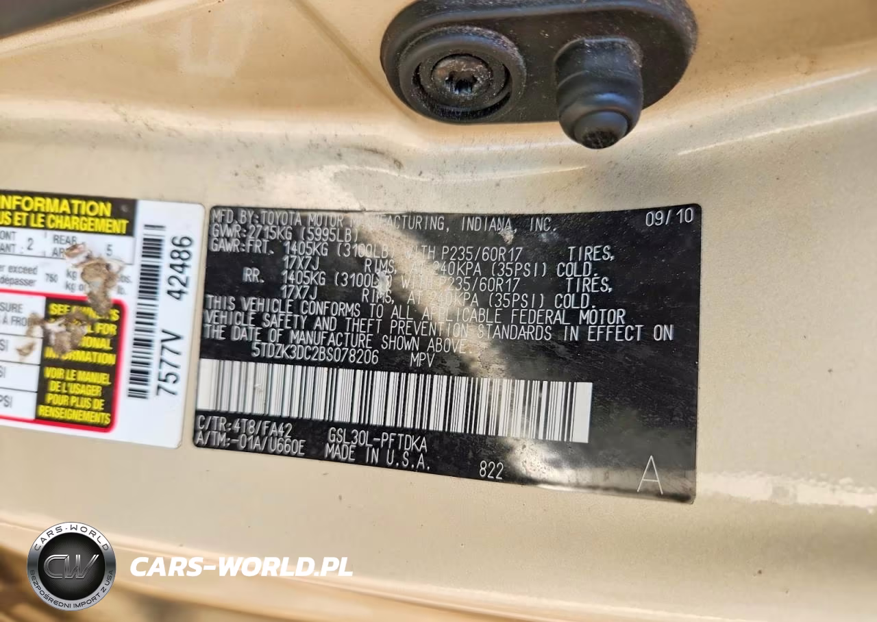 2011 Toyota Sienna VIN:5TDZK3DC2BS078206 - 14