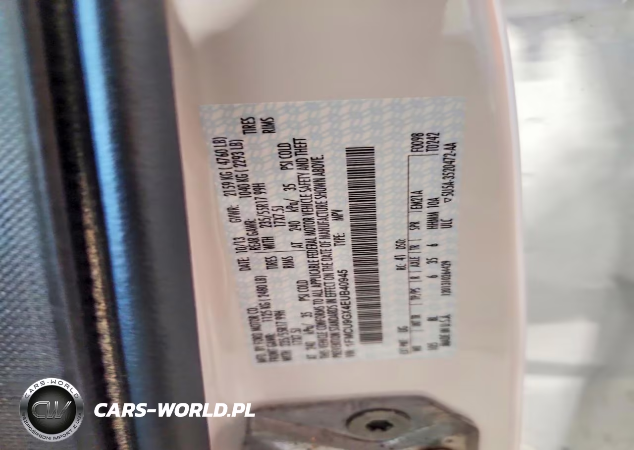 2014 Ford Escape Se VIN:1FMCU9GX4EUB40945 - 13