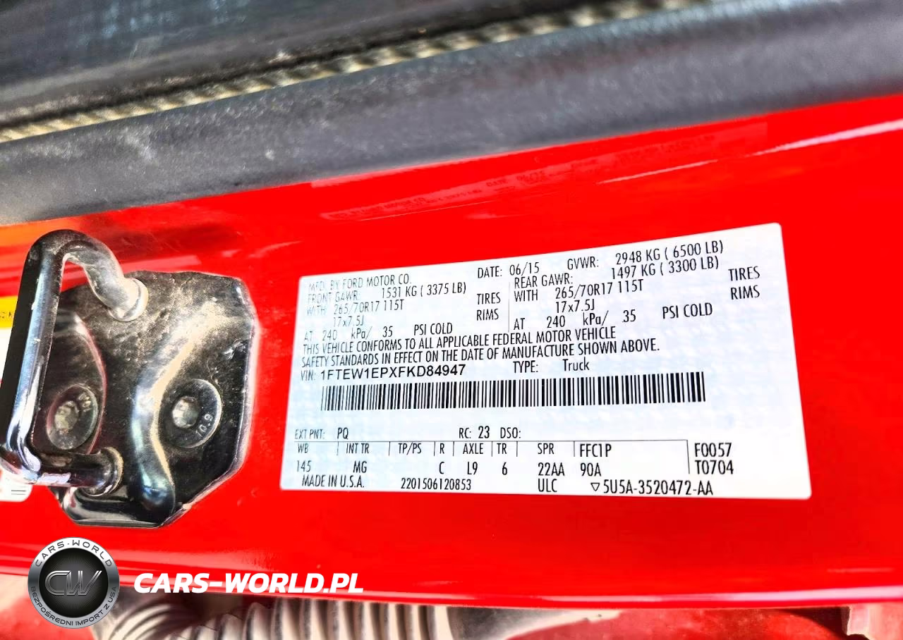 2015 Ford F150 Supercrew VIN:1FTEW1EPXFKD84947 - 12