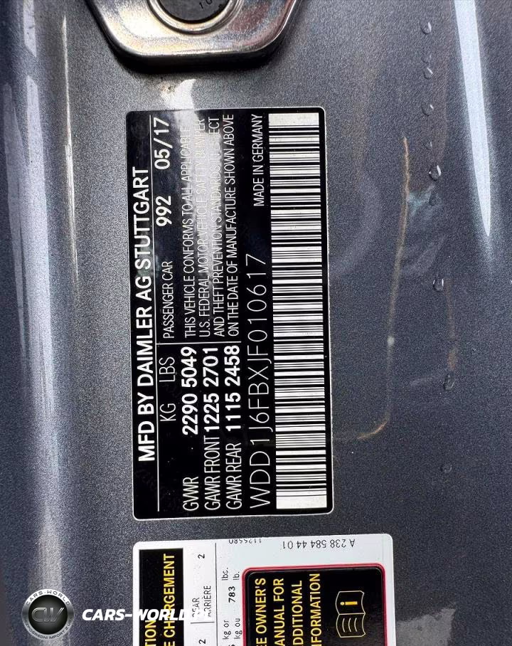2018 Mercedes-Benz E 400 VIN:WDD1J6FBXJF010617 - 10