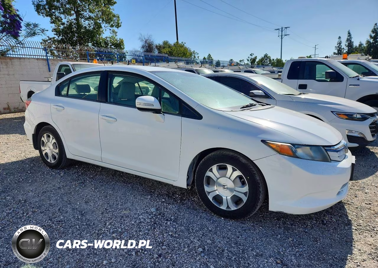 2012 Honda Civic Hybrid VIN:JHMFB4F23CS010663 - 4