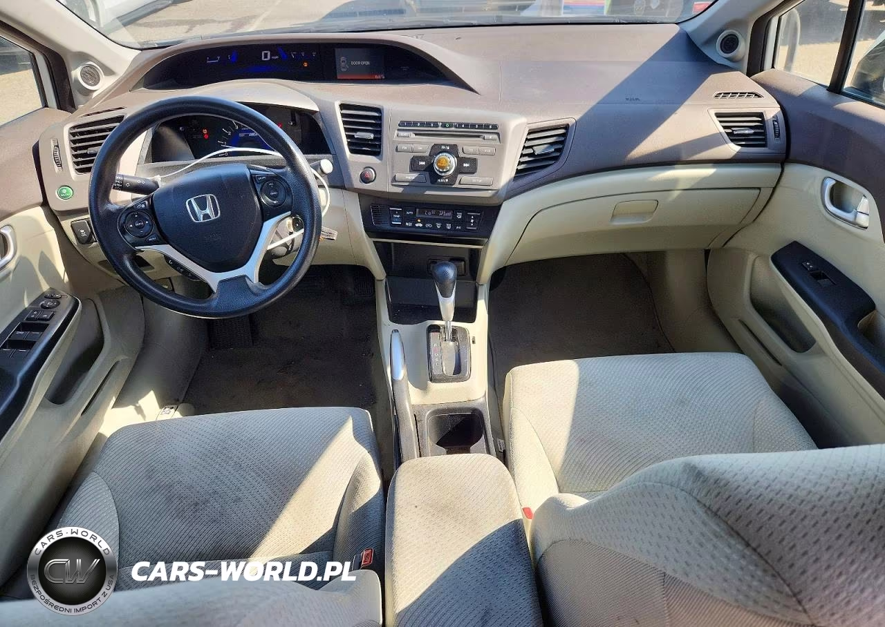 2012 Honda Civic Hybrid VIN:JHMFB4F23CS010663 - 8