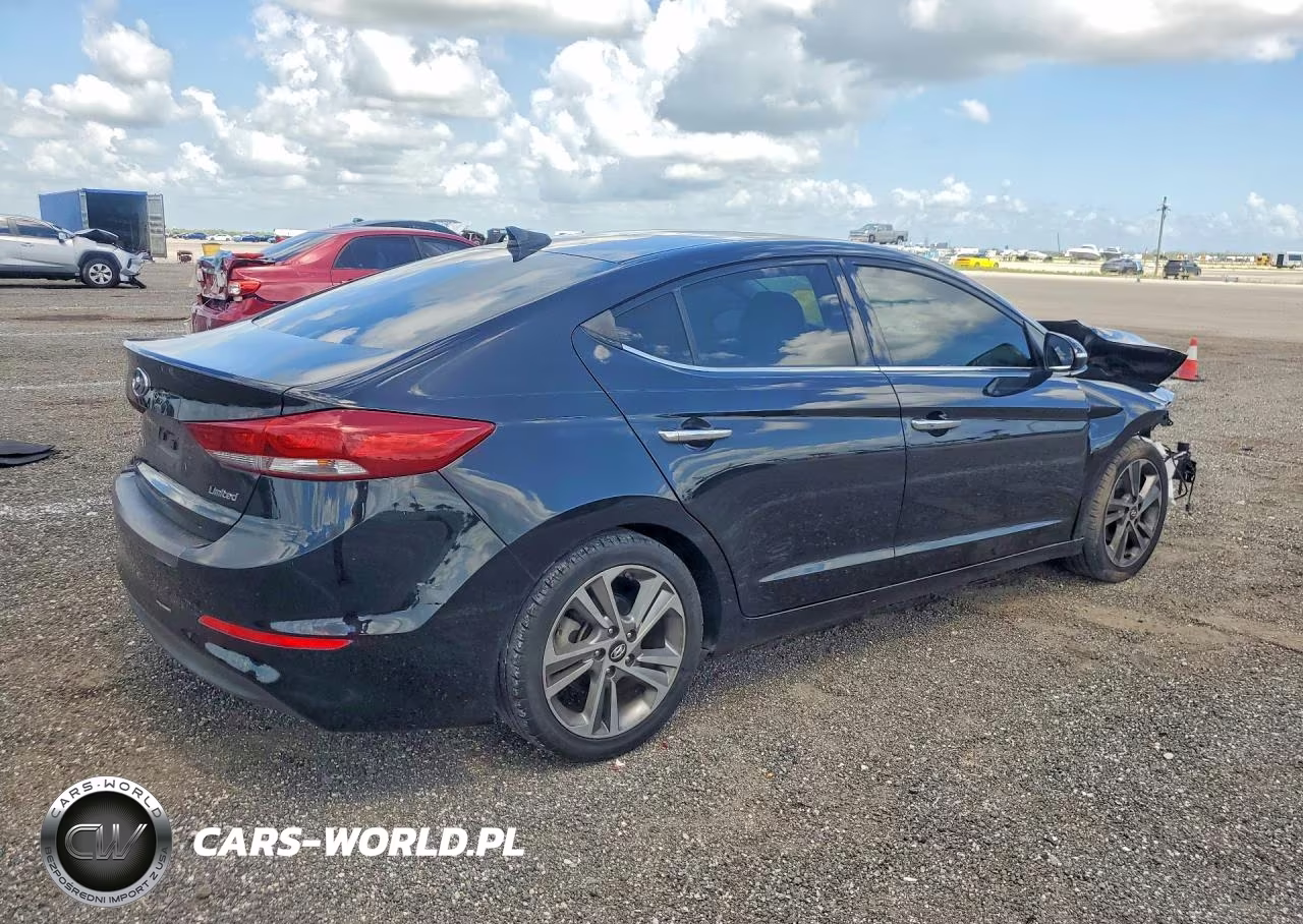 2017 Hyundai Elantra Limited VIN:5NPD84LF2HH025451 - 3