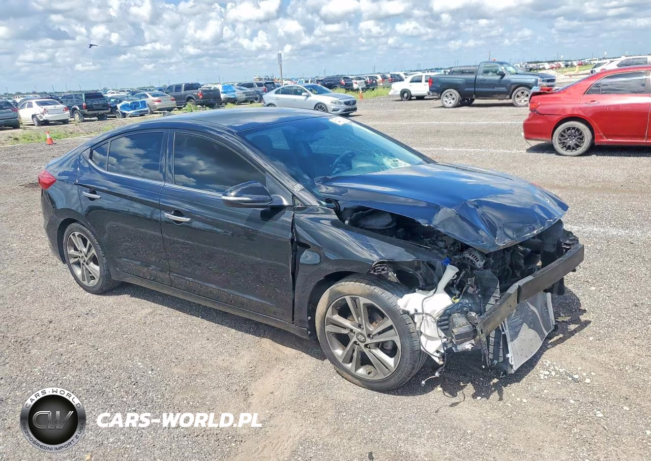2017 Hyundai Elantra Limited VIN:5NPD84LF2HH025451 - 4