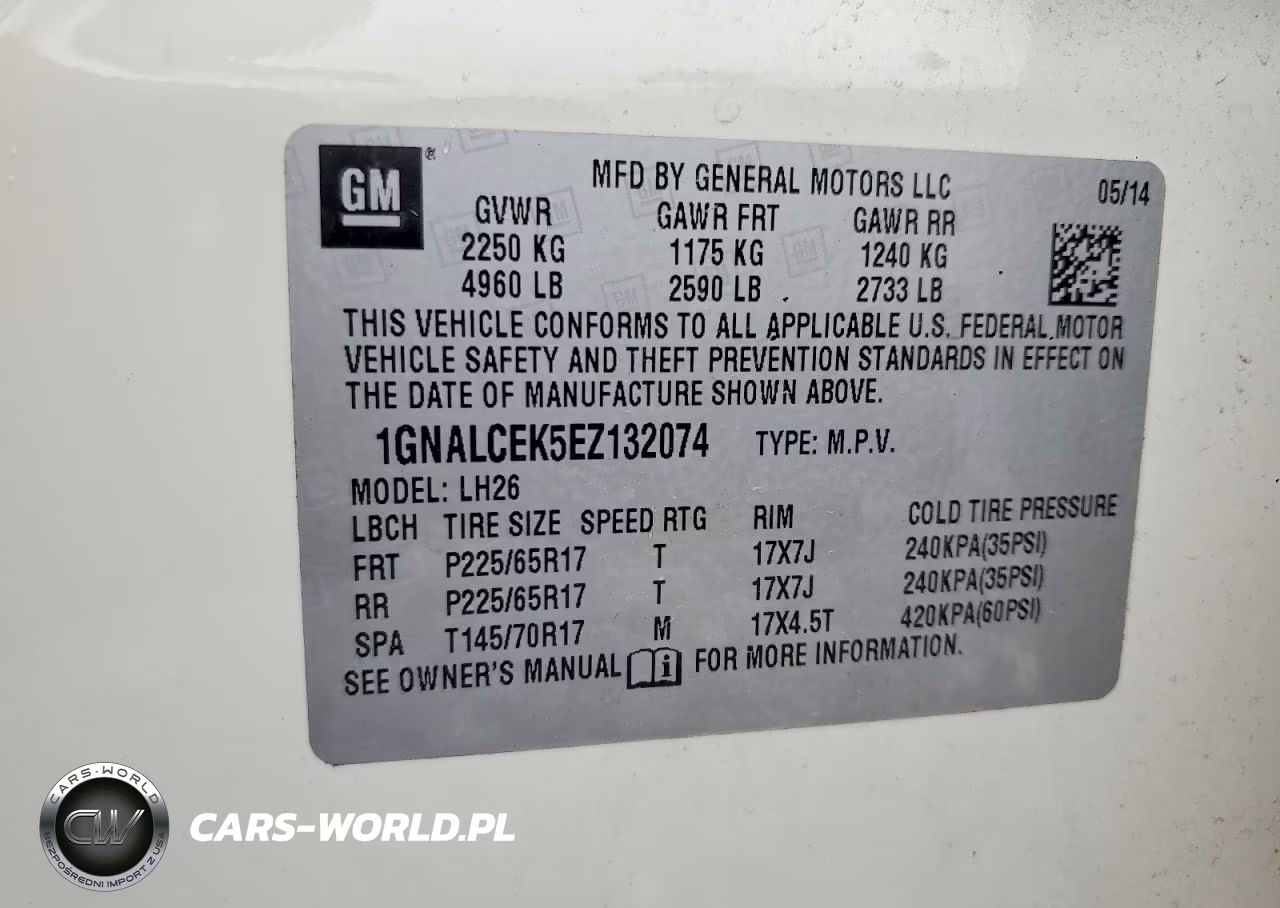 2014 Chevrolet Equinox Lt VIN:1GNALCEK5EZ132074 - 12