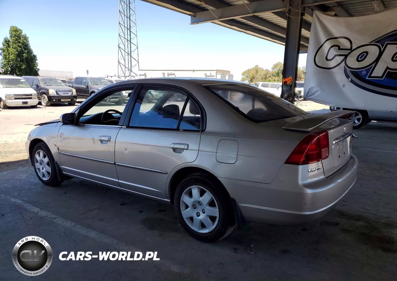 2001 Honda Civic Ex VIN:1HGES26731L076636 - 2