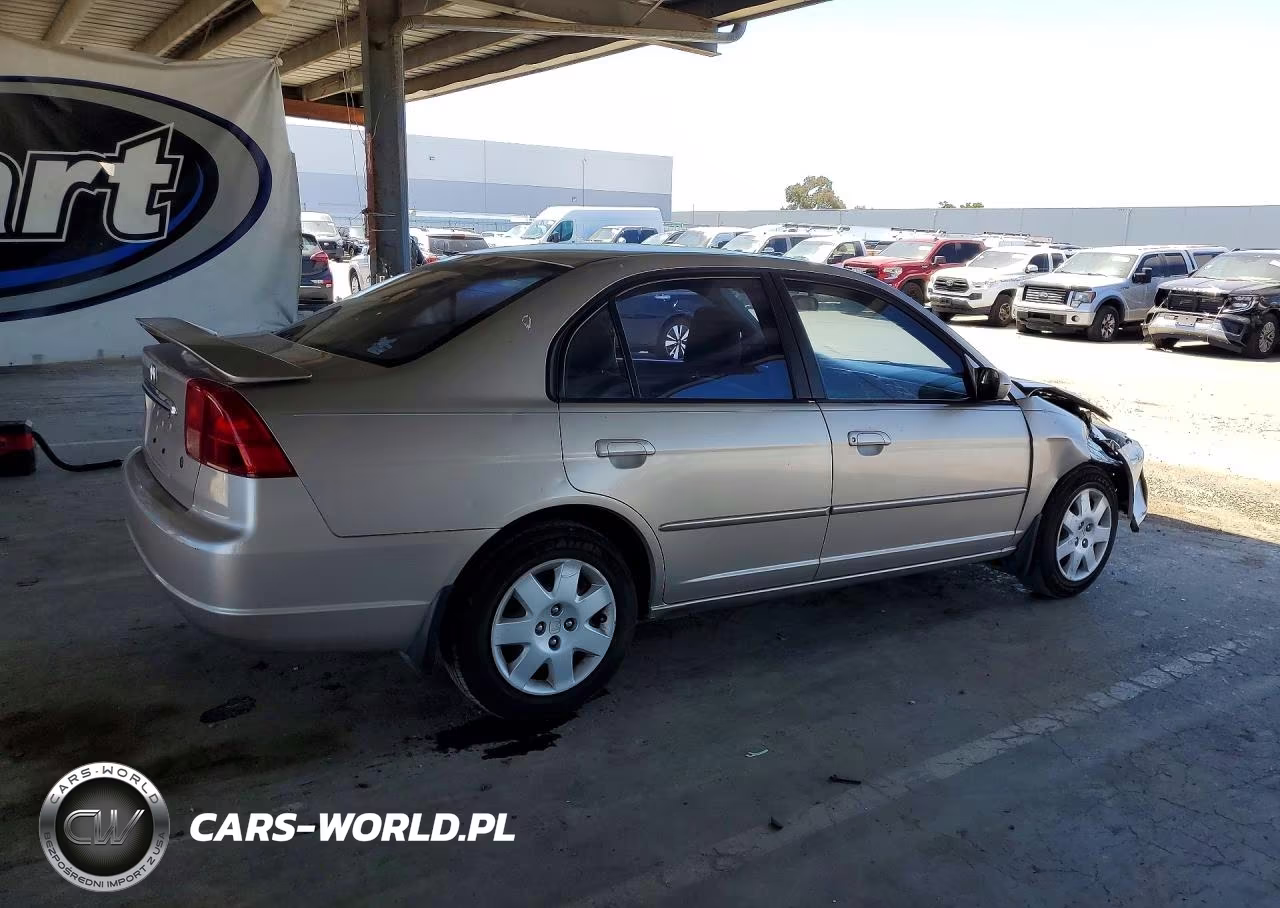 2001 Honda Civic Ex VIN:1HGES26731L076636 - 3
