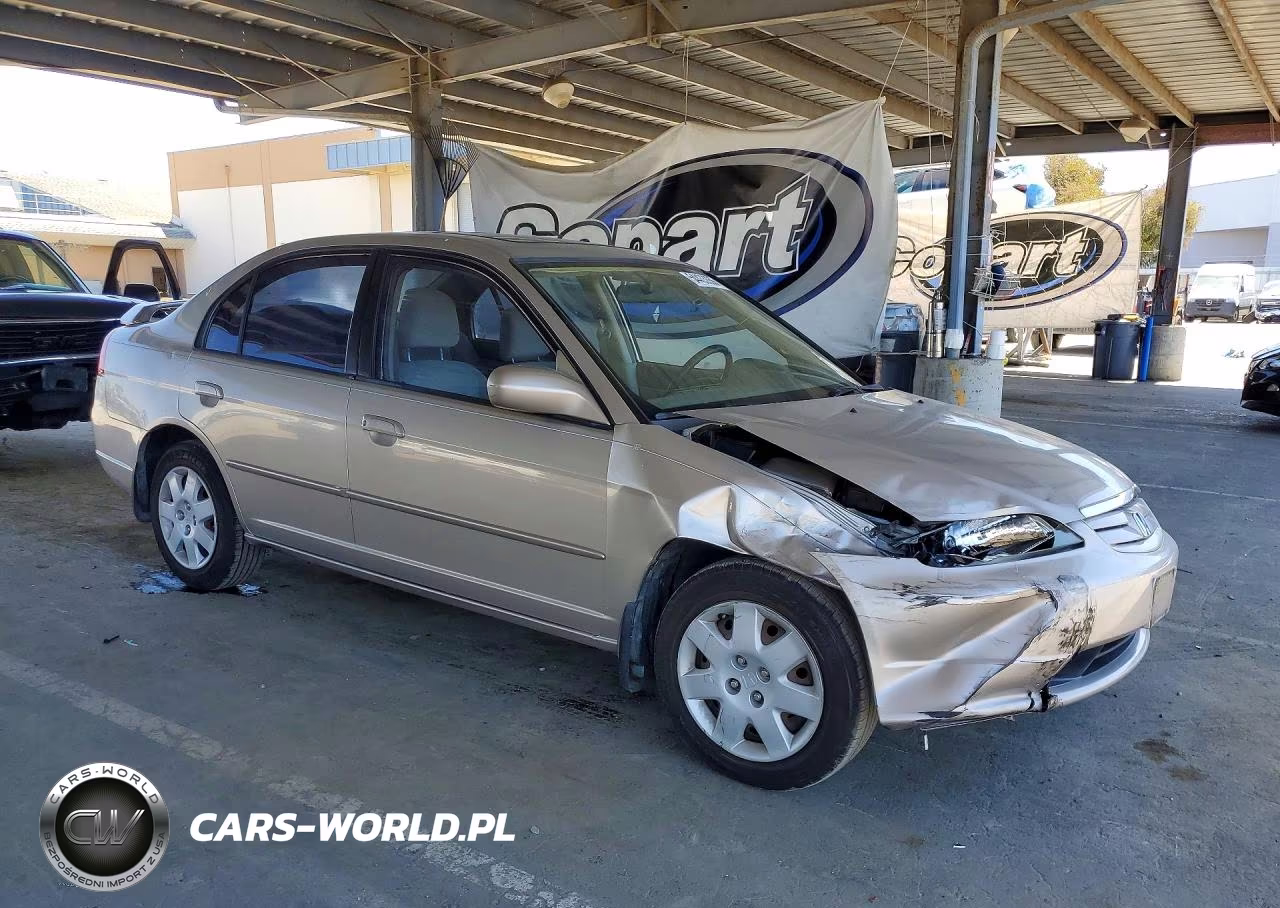 2001 Honda Civic Ex VIN:1HGES26731L076636 - 4