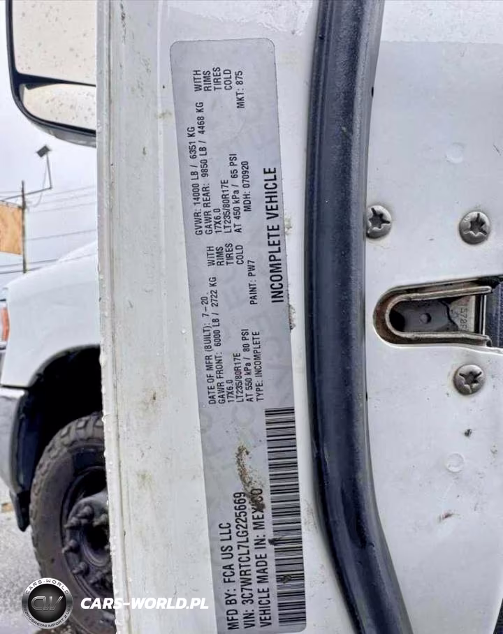 2020 Ram 3500 VIN:3C7WRTCL7LG225669 - 10