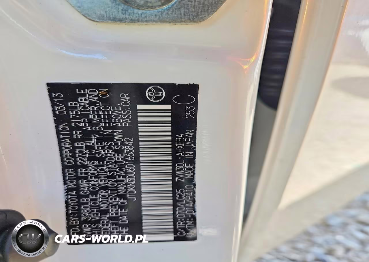 2013 Toyota Prius Persona Series Se VIN:JTDKN3DU6D1663842 - 12