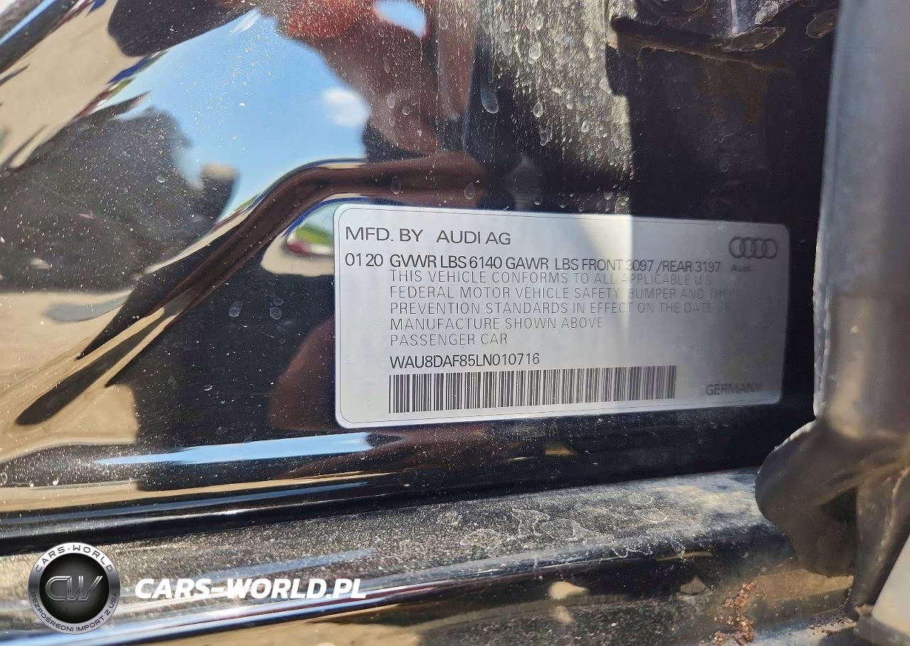 2020 Audi A8 L VIN:WAU8DAF85LN010716 - 13