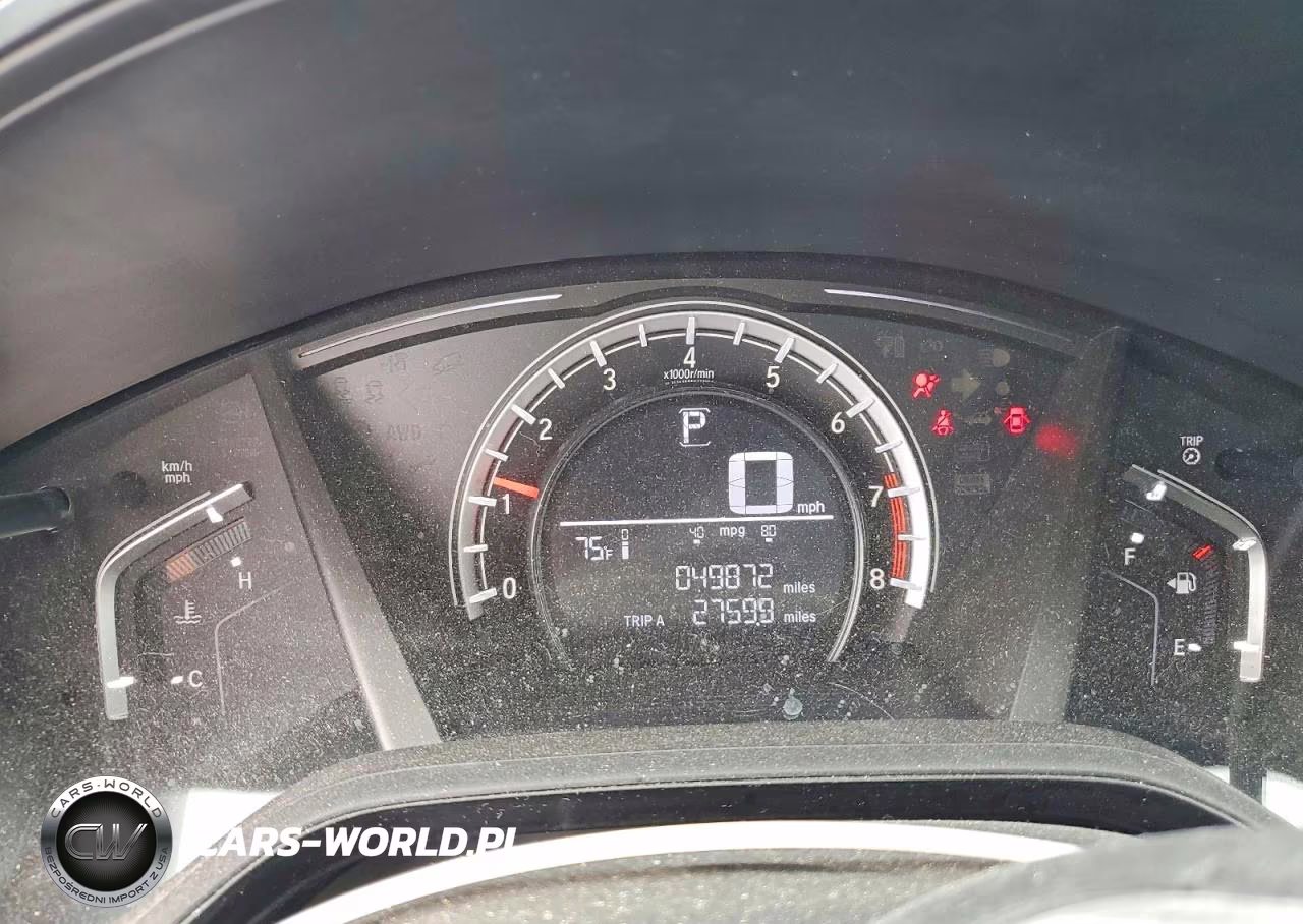 2018 Honda Cr-V Lx VIN:5J6RW5H30JL000897 - 9