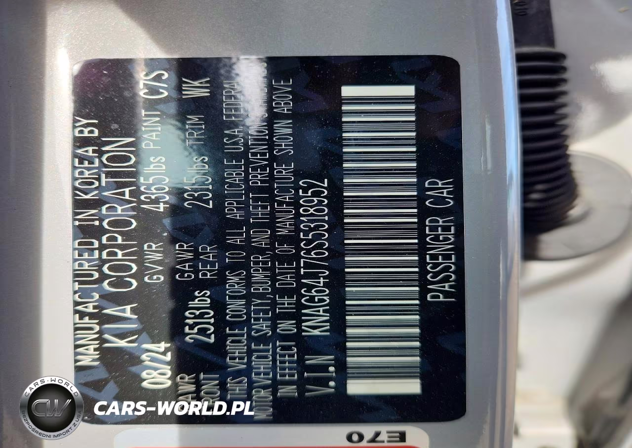2025 Kia K5 Gt Line VIN:KNAG64J76S5318952 - 12