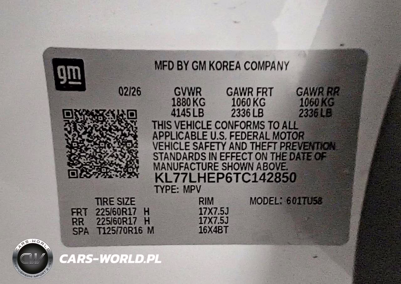 2026 Chevrolet Trax 1Lt VIN:KL77LHEP6TC142850 - 14