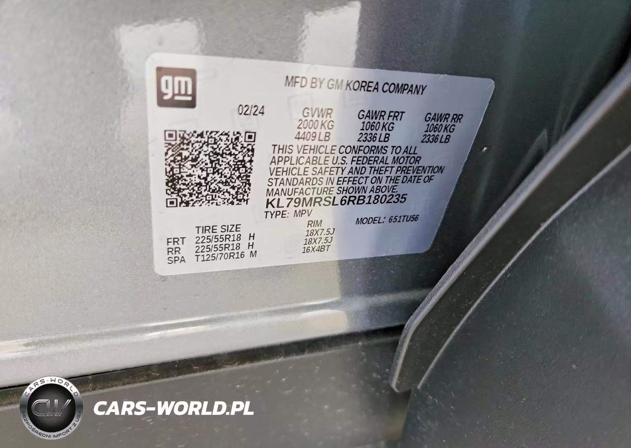 2024 Chevrolet Trailblazer Lt VIN:KL79MRSL6RB180235 - 12