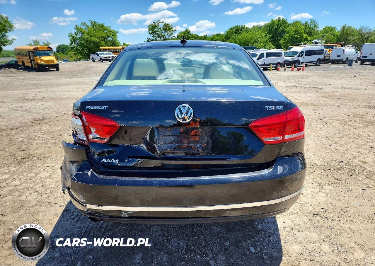 2015 Volkswagen Passat Se VIN:1VWBT7A3XFC052158 - 6
