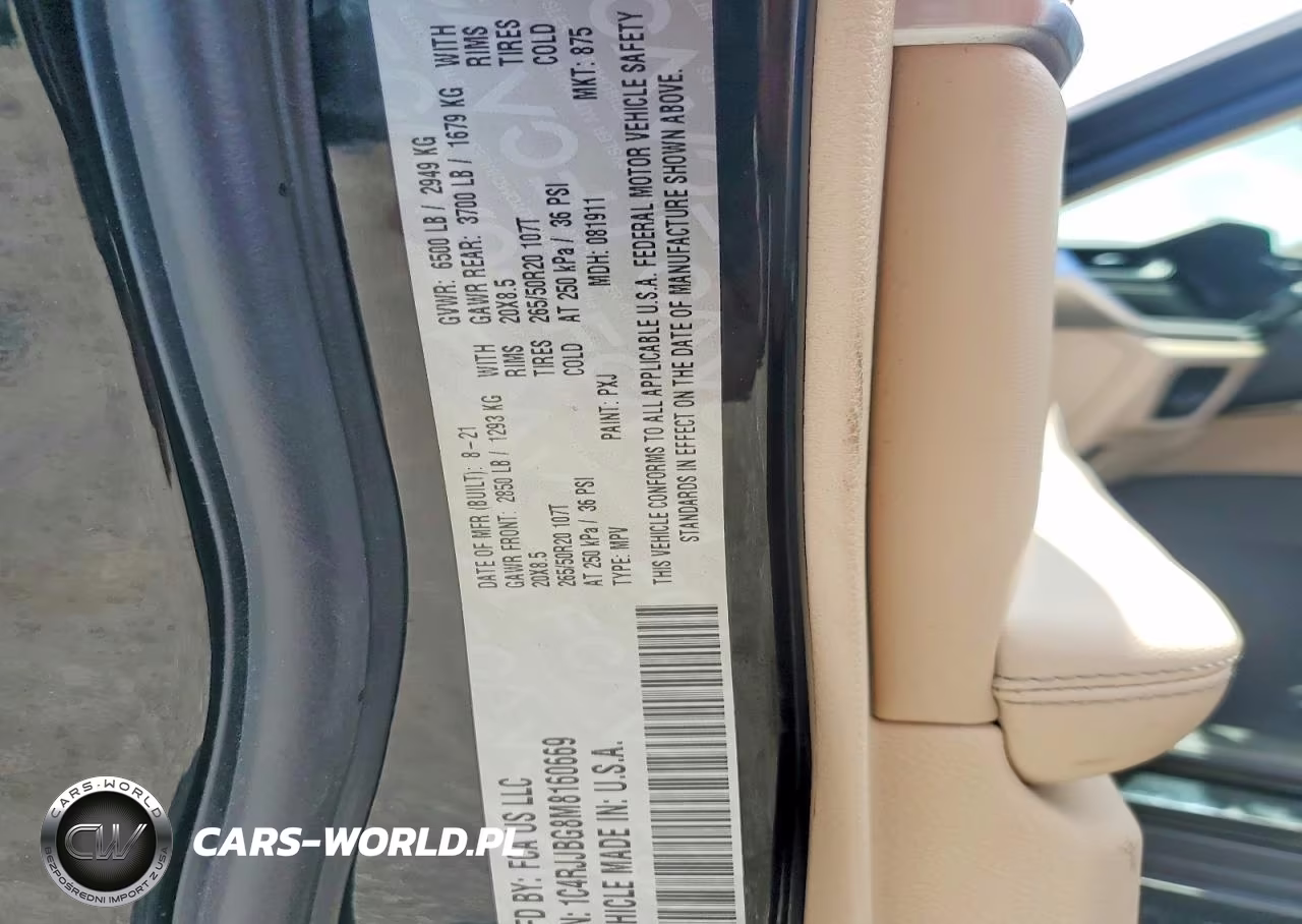 2021 Jeep Grand Cherokee L Limited VIN:1C4RJJBG8M8160669 - 13
