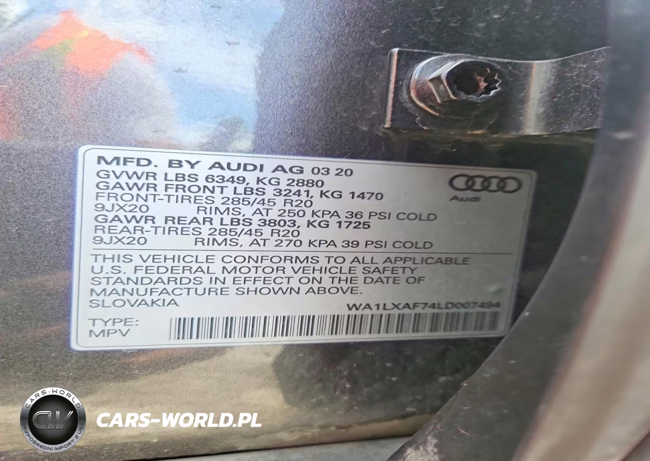 2020 Audi Q7 Premium Plus VIN:WA1LXAF74LD007494 - 13