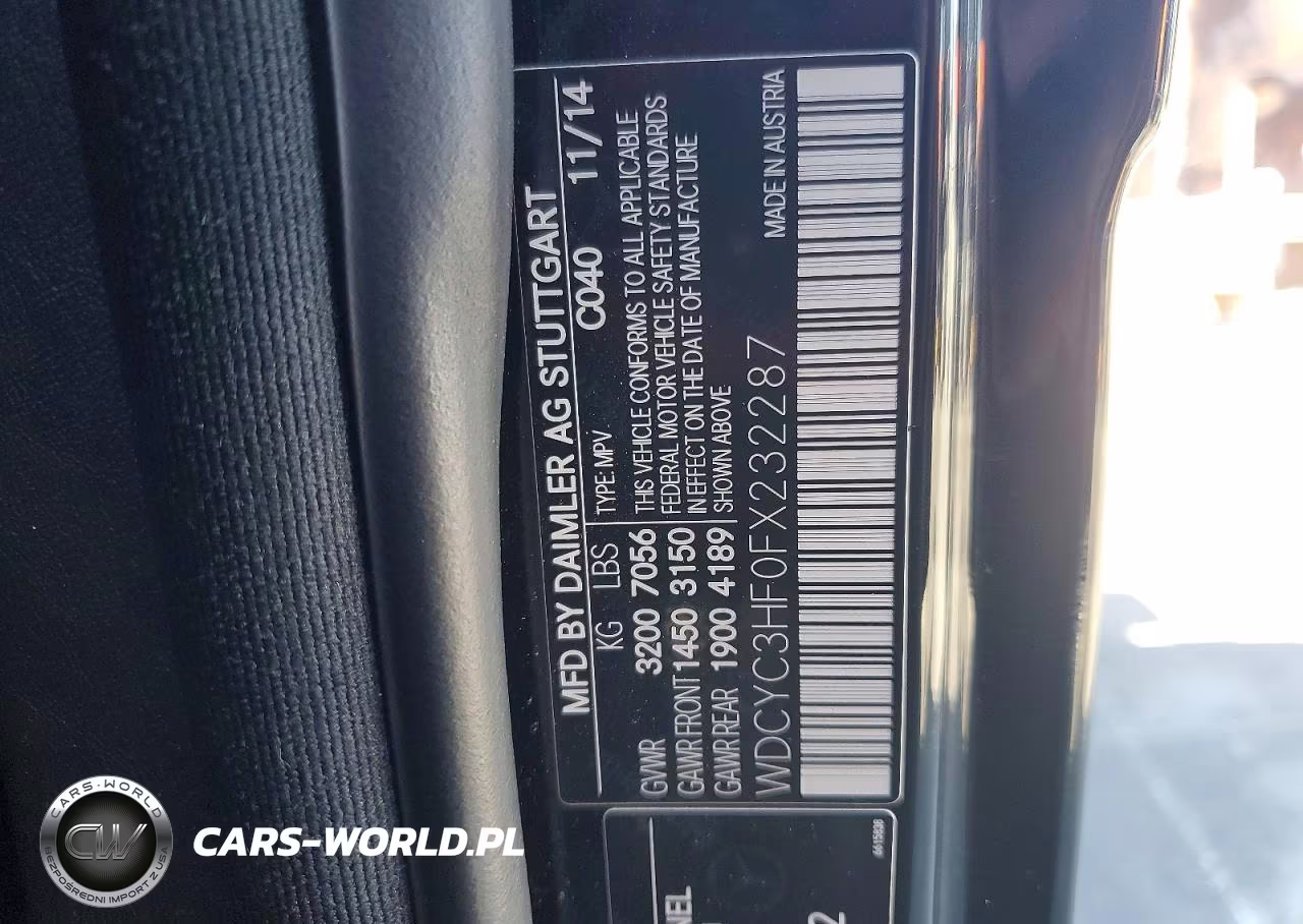 2015 Mercedes-Benz G 550 VIN:WDCYC3HF0FX232287 - 13