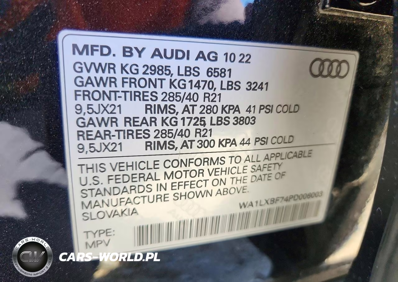 2023 Audi Q7 Premium Plus VIN:WA1LXBF74PD006003 - 13