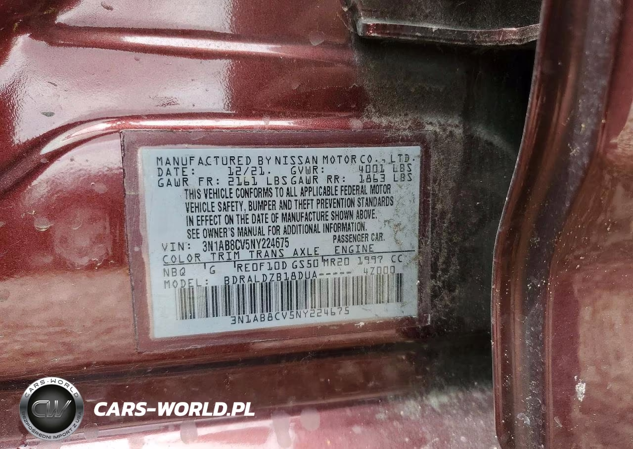 2022 Nissan Sentra Sv VIN:3N1AB8CV5NY224675 - 13