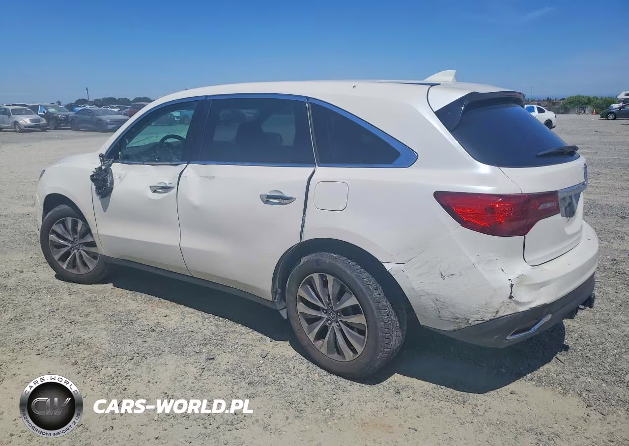 2014 Acura Mdx Technology VIN:5FRYD3H42EB004624 - 2