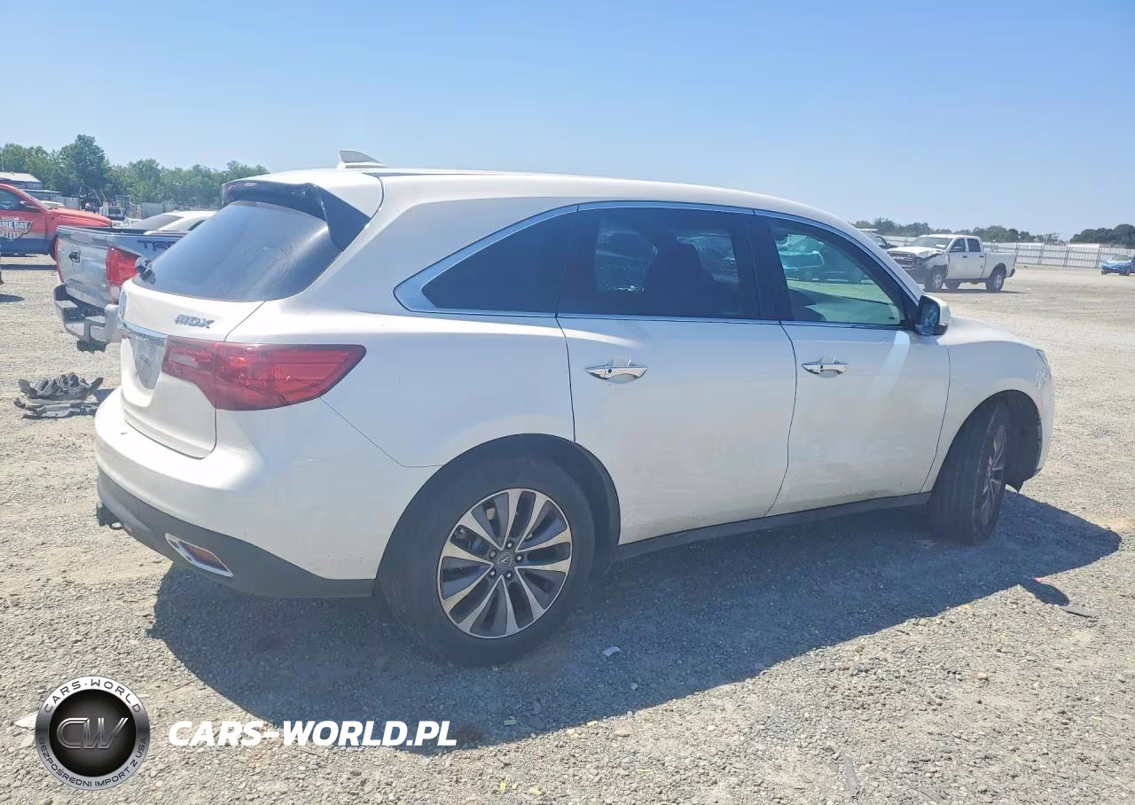 2014 Acura Mdx Technology VIN:5FRYD3H42EB004624 - 3